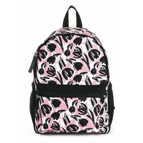 Рюкзак школьный schoolформат Tulips, модель Soft, мягкий каркас, односекционный, 38х28х16см, 15л, для девочек