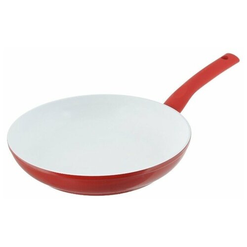 фото Сковорода naturepan modern mpi24, 24 см, красный/белый