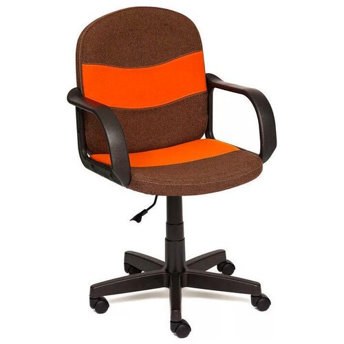 фото Компьютерное кресло tetchair багги, обивка: текстиль, цвет: коричневый/оранжевый
