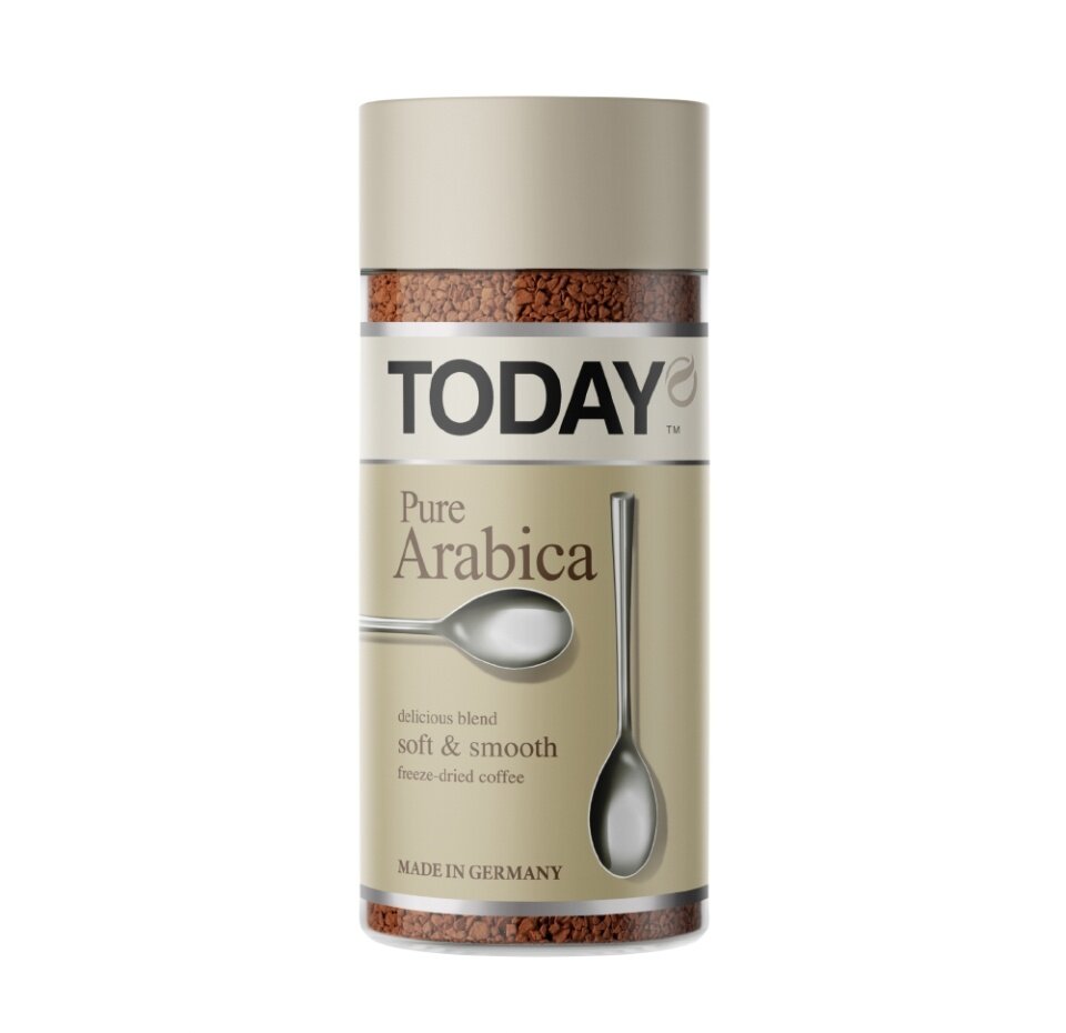 Кофе растворимый Today Pure Arabica сублимированный 95 г