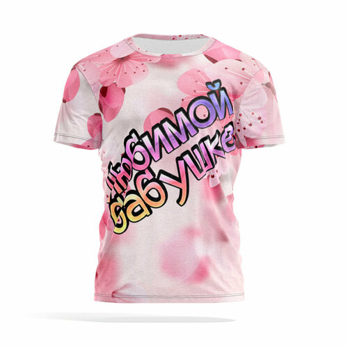 фото Футболка panin brand, размер s, бежевый, розовый