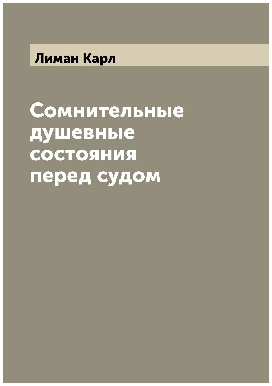 Книга Сомнительные душевные состояния перед судом - фото №1