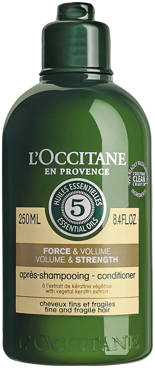 LOccitane en Provence кондиционер для волос Aromachologie Volume & Strength Объем и густота, 250 мл