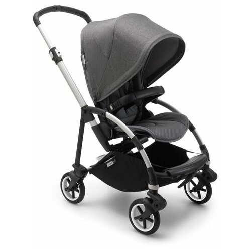 Коляска прогулочная Bugaboo Bee 6 Complete ALU/GREY -GREY MELANGE 500304GM01 bugaboo bee6 люлька bassinet complete grey melange