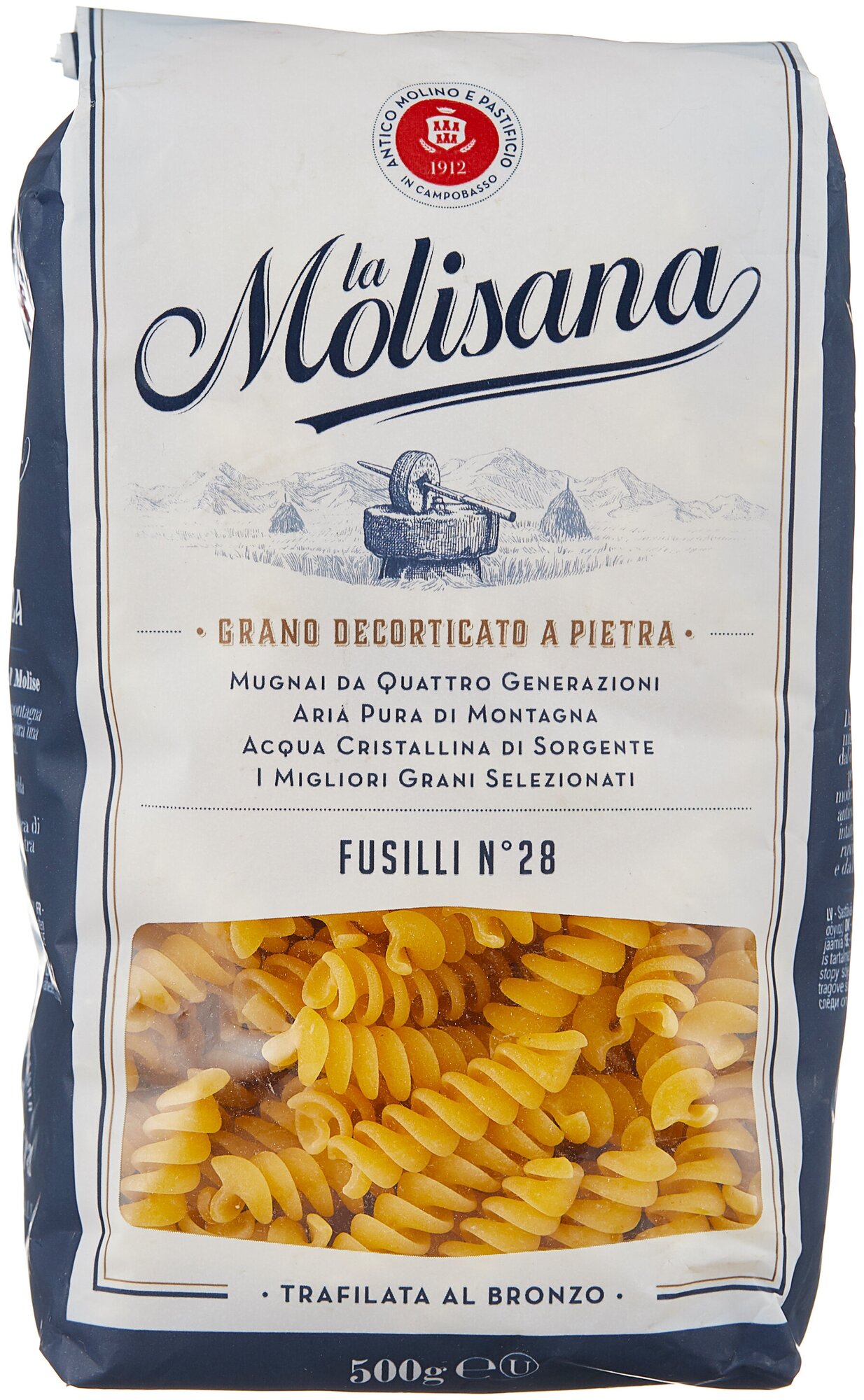 Макароны La Molisana Fusilli спиральки, 500 г - фотография № 2