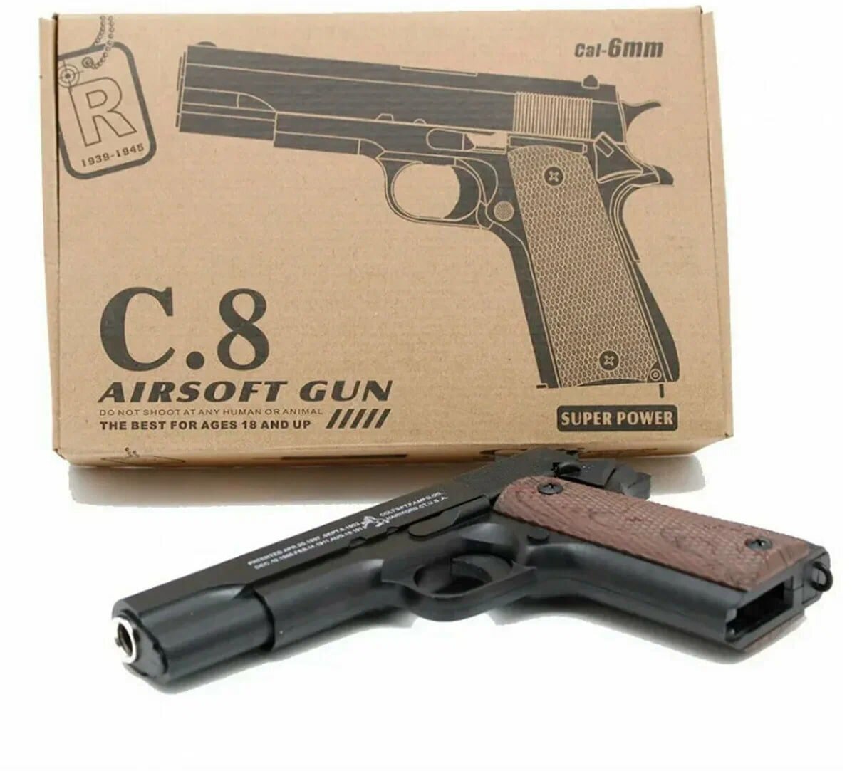 Игрушечный пистолет "Colt 1911" (C.8) / Детской оружие / Игрушечный пистолет