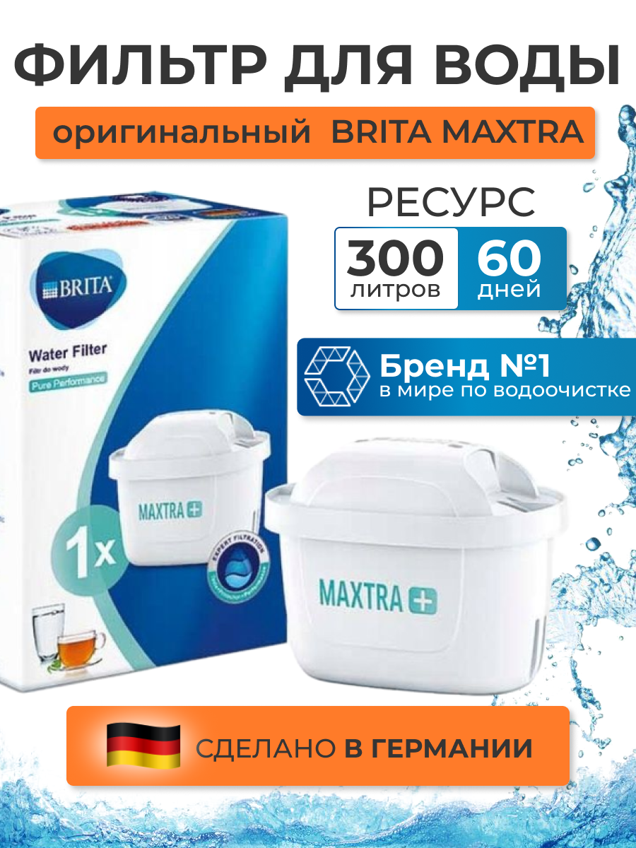 Картридж сменный фильтр для воды BRITA (Брита) Maxtra (Макстра) Universal (Универсальный) 1 шт