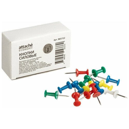 Магнитный держатель Attache для досок Триколор 30 мм9 штуп ассорти 710₽