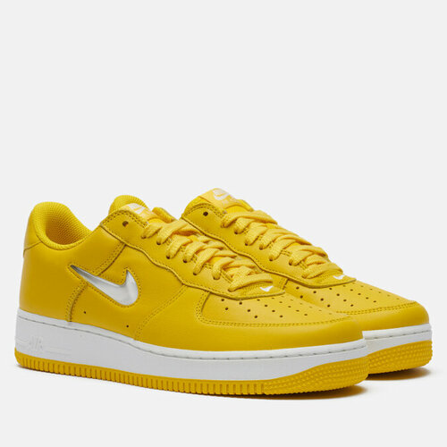 Кроссовки NIKE Air Air Force 1 Low Retro Color Of The Month, повседневные, натуральная кожа, размер 41, желтый