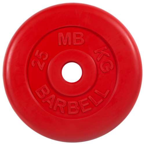 фото Диск mb barbell стандарт mb-pltb/c51 25 кг черный