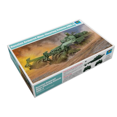 Сборная модель Trumpeter Russian Armored Mine-Clearing Vehicle BMR-3 (09552) 1:35