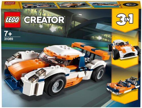 Конструктор LEGO Creator 31089 Оранжевый гоночный автомобиль, 221 дет.