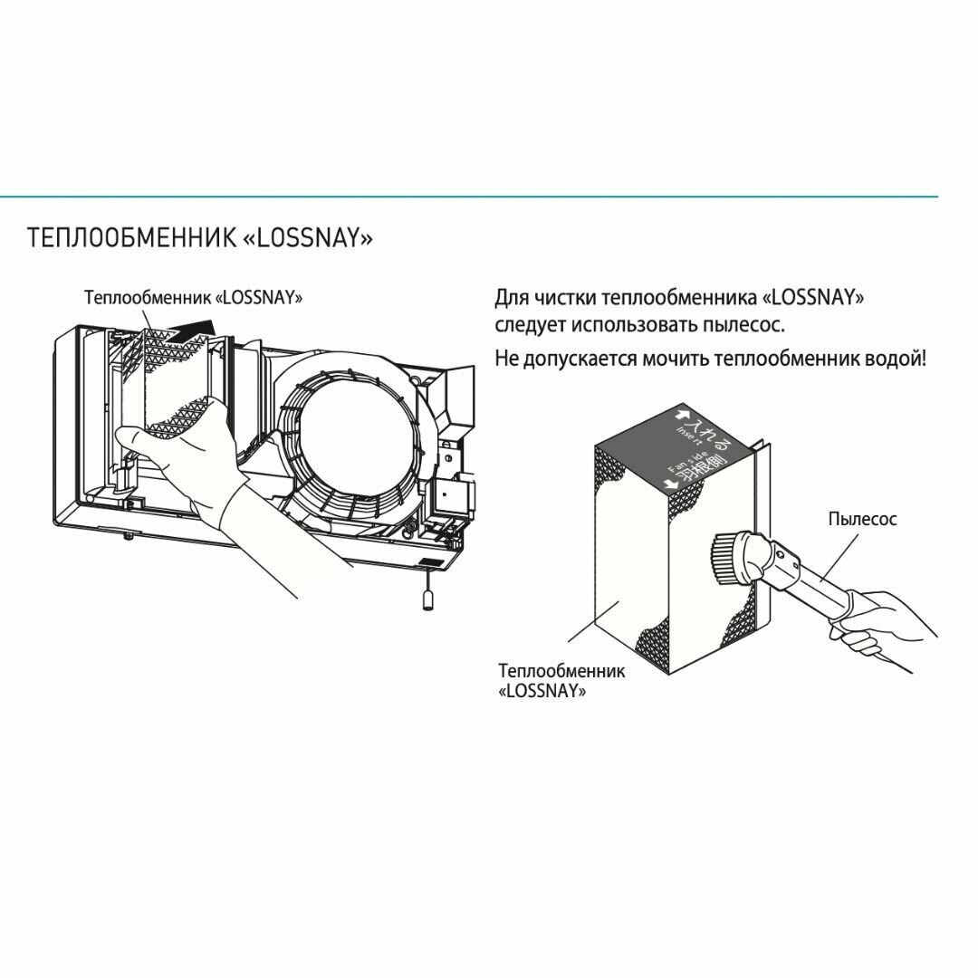 Приточно-вытяжная установка Mitsubishi Electric Lossnay VL-50SR2-E - фотография № 19