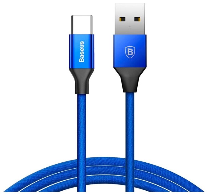 Кабель CATYW-03 Baseus Yiven Cable For Type-c 3A 1.2M Синий
