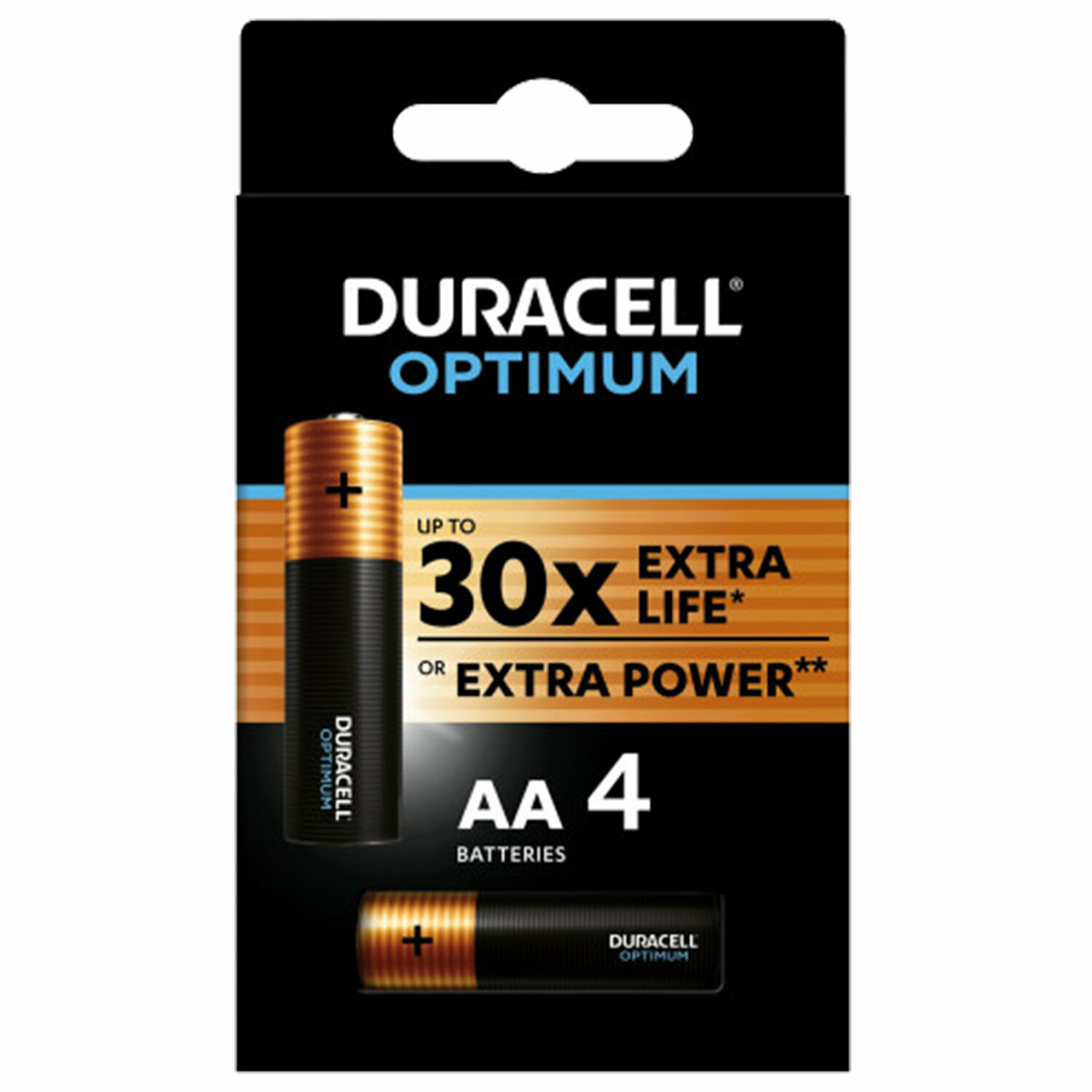 Батарейки Duracell 5014061 Аа Алкалиновые 1,5V 4 Шт. Lr6-4Bl Optimum DURACELL арт. Б0056020 - фотография № 4