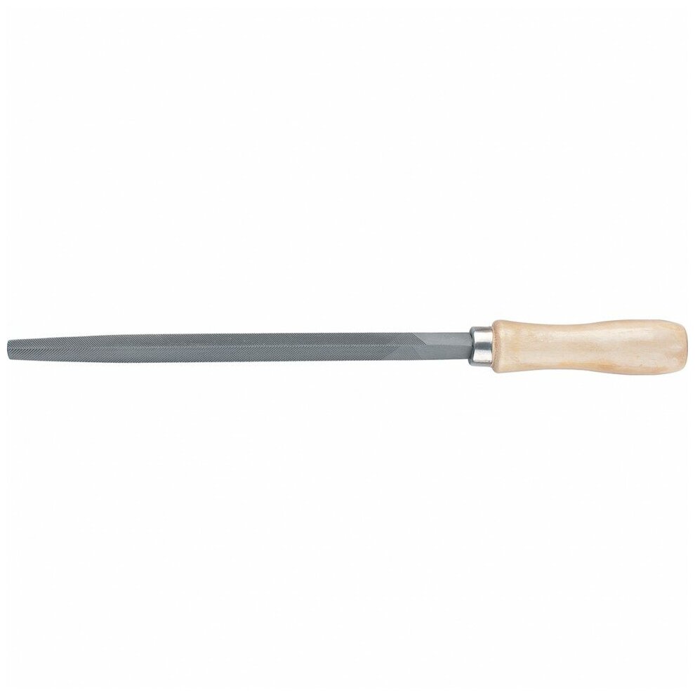 Напильник Сибртех 300 мм трехгранный деревянная ручка 16032
