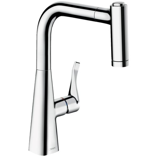 Смеситель для кухни Hansgrohe Metris M71 73800000 Хром смеситель для кухни hansgrohe metris m71 73801000 хром