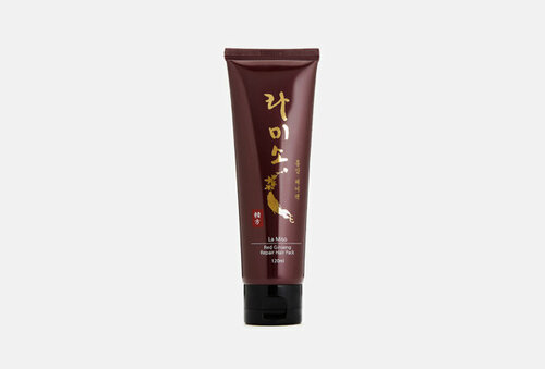 Восстанавливающая маска для волос с экстрактом красного женьшеня Red Ginseng Repair Hair Pack