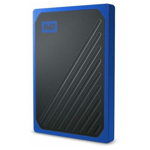1 ТБ Внешний SSD Western Digital My Passport Go, USB 3.0, черный/синий
