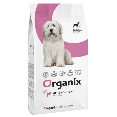 Сухой корм для собак ORGANIX ягненок, с рисом 1 уп. х 1 шт. х 2.5 кг (для крупных пород) сухой корм для собак organix ягненок с рисом 1 уп х 1 шт х 12 кг для крупных пород