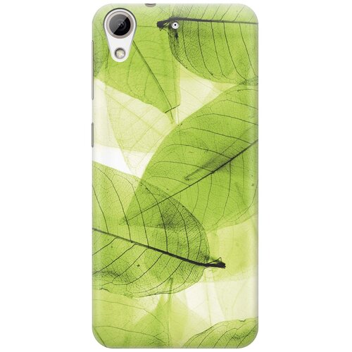 фото Cиликоновый чехол на htc desire 626 / 626s / 626g / 628 dual sim / нтс дезаир 626 / 626с / 626г / 628 дуал с принтом "зеленые листья" gosso