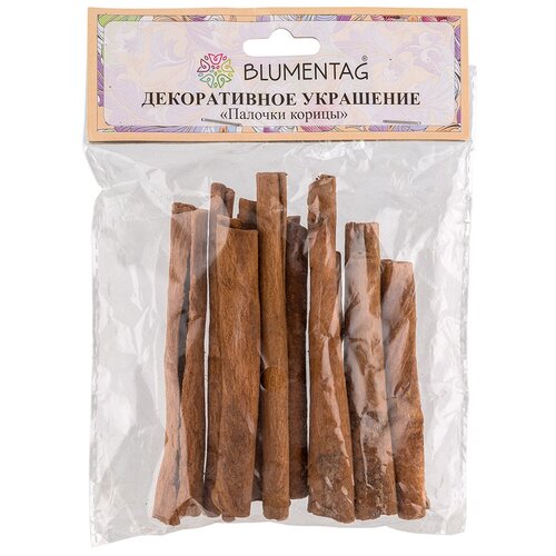 Blumentag CNM-50 Декоративное украшение Палочки корицы 50 г желто-коричневый 31795820952 аксессуары для флористики blumentag декоративный наполнительмох натуральный 50±5г