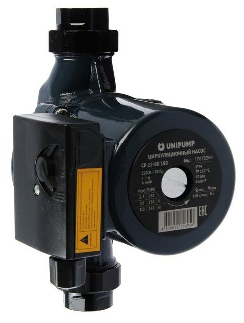 Изображение Циркуляционный насос UNIPUMP CP 25-80 180