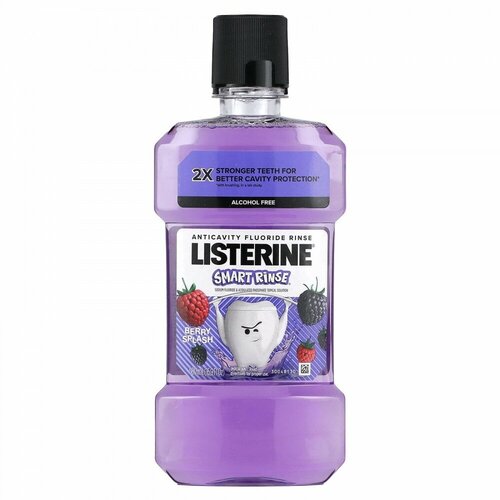 Listerine, Smart Rinse, Alcohol Free, Berry Splash, 16.9 fl oz (500 ml)