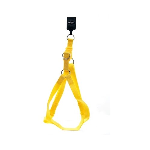 Papillon нейлоновая шлейка 10мм-26-40см, желтый (nylon harness, 10 mm x 26 - 40 cm, colour yellow) 170409, 0,033 кг