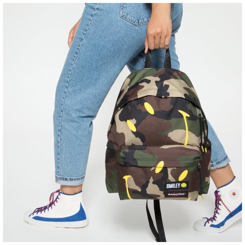 фото Рюкзак eastpak padded pak'r smiley camo