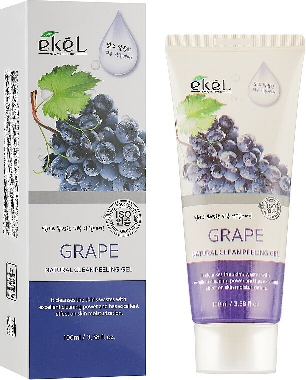 Ekel Пилинг-скатка Natural Clean Peeling Gel Grape с экстрактом винограда, 100 мл - фотография № 8