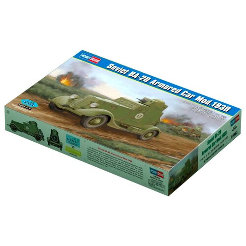 Сборная модель HobbyBoss Soviet BA-20 Armored Car Mod.1939 (83883) 1:35 сборная модель hobbyboss soviet ba 20 armored car mod 1939 83883 1 35