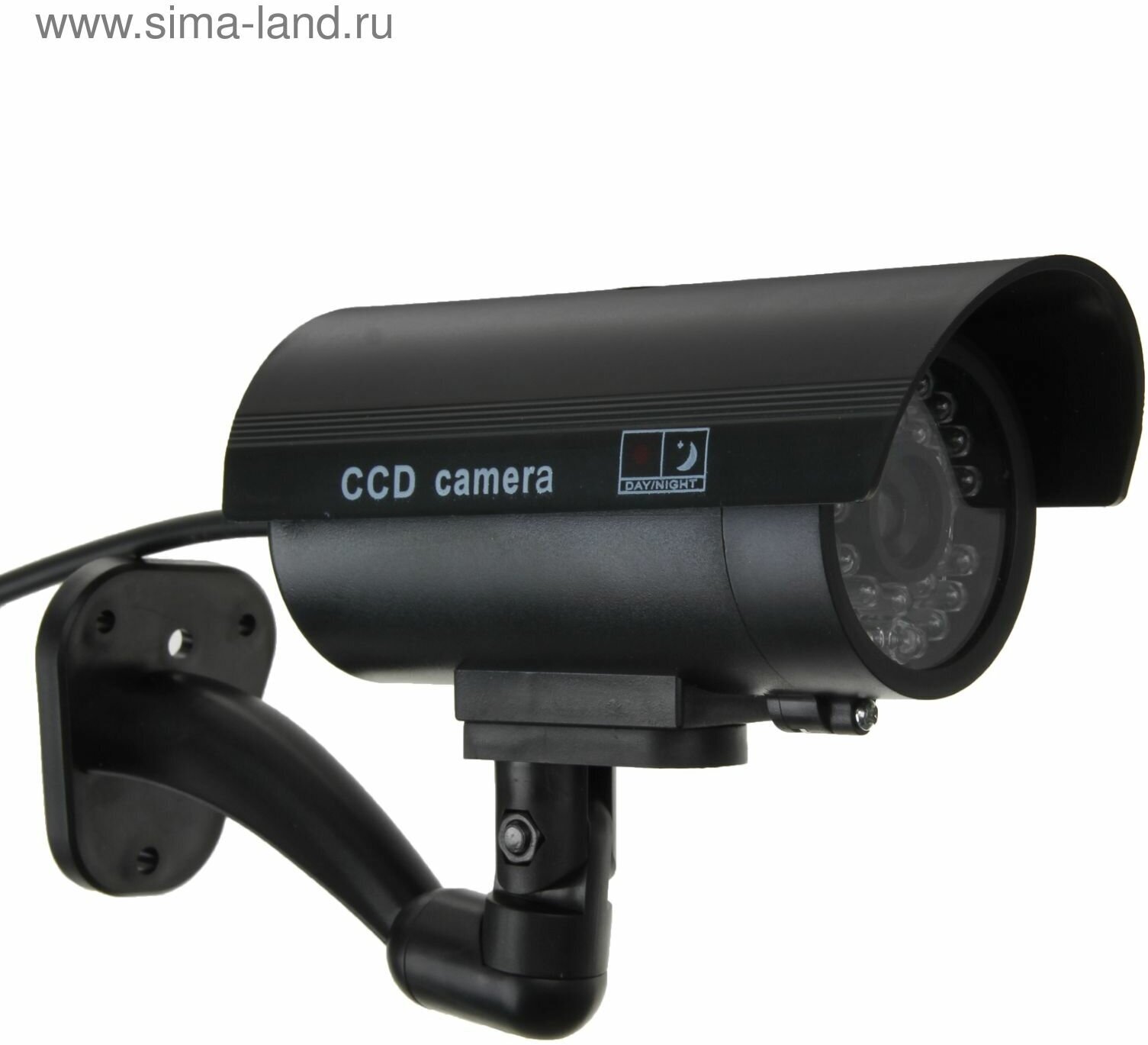 Муляж уличной видеокамеры LuazON VM-5 с индикатором 2xАА черный