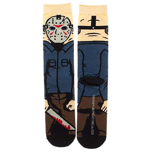 фото Носки bioworld с джейсоном пятница 13-е (jason hockey mask 360 men's character crew socks)