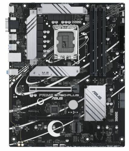 Материнская плата ATX ASUS PRIME B760-PLUS (LGA1700, B760, 4*DDR5 (7200), 4*SATA 6G RAID, 3*M.2, 4*PCIE, 2.5Glan, HDMI, VGA, DP, USB Type-C, 3*USB 3.2