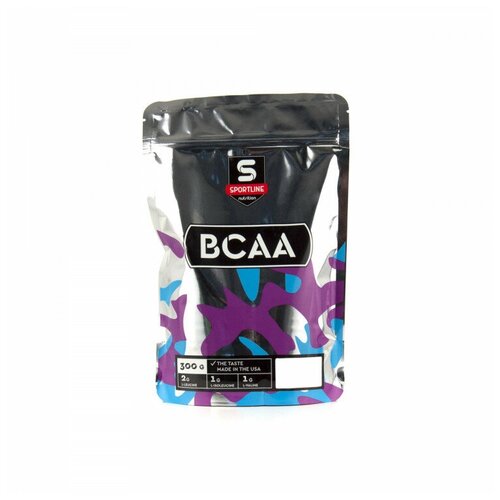 спортивные технологии bcaa 2 1 1 300 капс спортивные технологии Аминокислота Sportline Nutrition 2:1:1, натуральный (без вкуса), 300 гр.