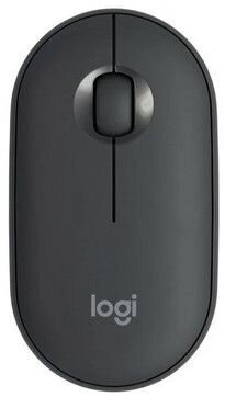 Мышь Logitech M350, оптическая, беспроводная, USB, темно-серый [910-005576]