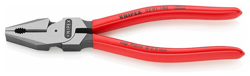 Плоскогубцы KNIPEX 0201180SB 180 мм