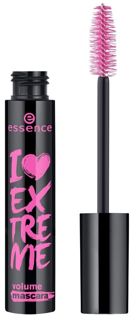 Тушь для ресниц ESSENCE I Love Extreme Volume Mascara, черная
