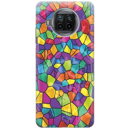 фото Cиликоновый чехол на xiaomi mi 10t lite / сяоми ми 10т лайт с принтом "яркая мозаика" gosso