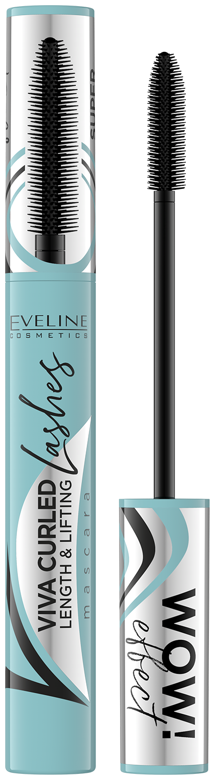 Eveline Cosmetics Тушь для ресниц Viva Curled Lashes!, черный