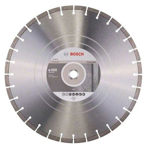 Bosch Диск алмазный отрезной Best for Concrete 450x25.4 мм для настольных пил 2608602660