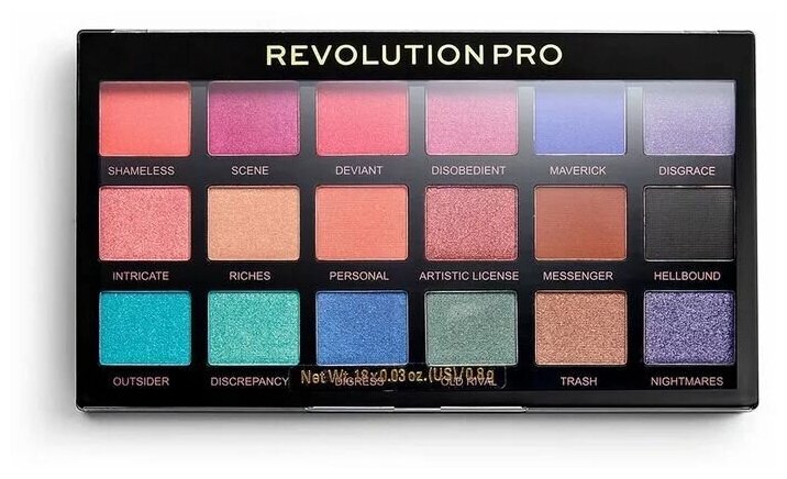 Палетка теней Revolution Pro Regeneration Palette - Trends Mischief Maker