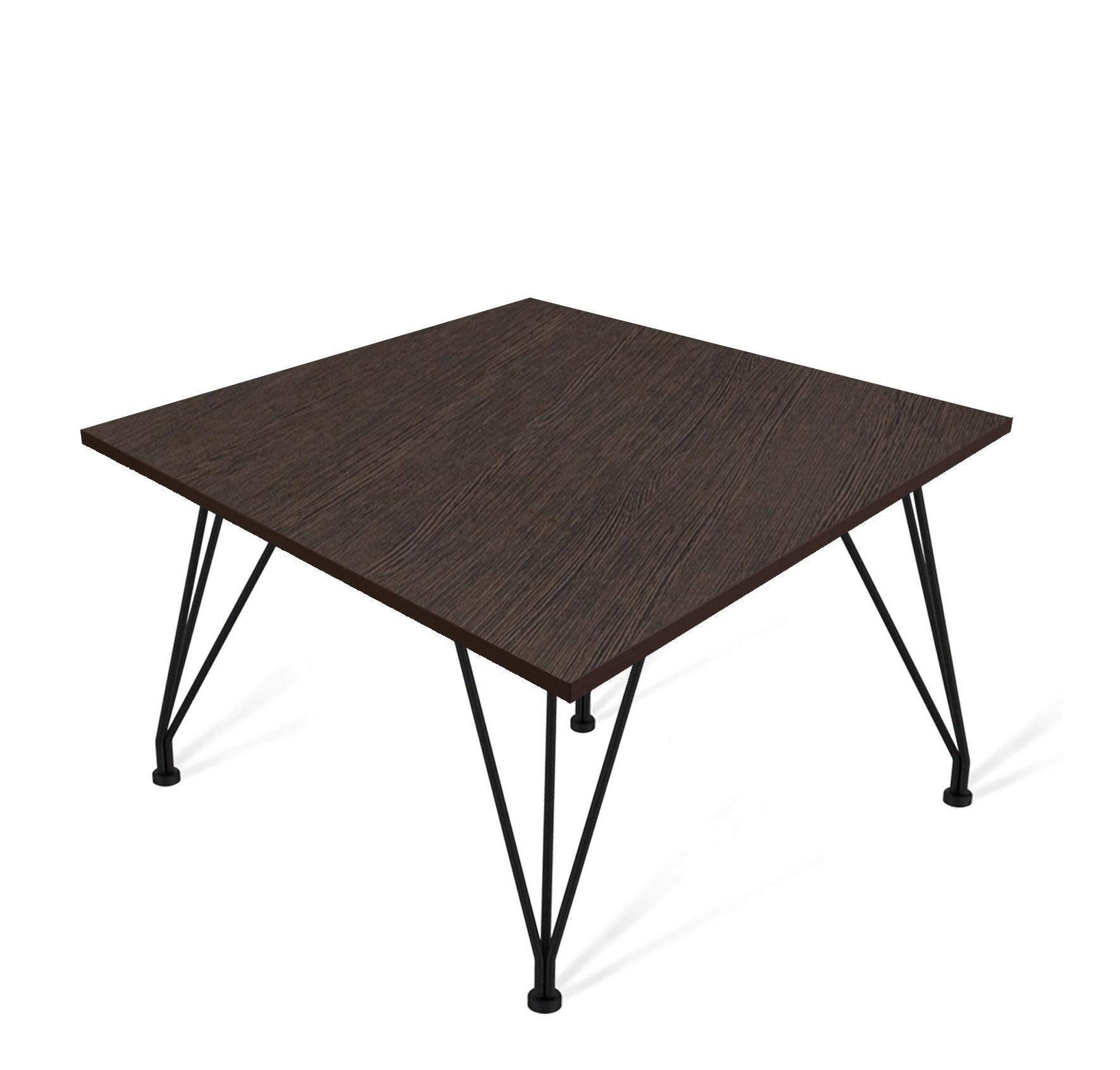 фото Столик журнальный Sheffilton SHT-TU29/H36/ЛДСП 70/70 черный муар/венге луизиана