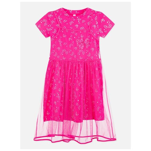 фото Платье playtoday размер 140, фуксия