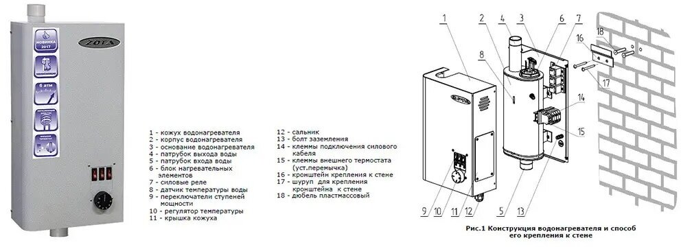 Котёл электрический Zota BALANCE 4,5