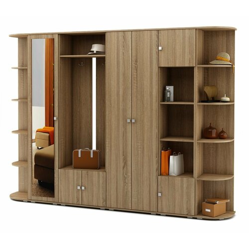 Прихожая МФ Владимир Тунис-7 корпус/фасад дуб сонома