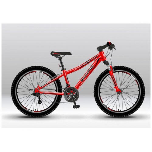 фото Велосипед maxxpro hellcat 24 красно-чёрный