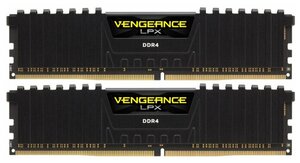 Оперативная память Corsair Vengeance LPX 8 ГБ (4 ГБ x 2 шт.) DDR4 2400 МГц DIMM CL16 CMK8GX4M2A2400C16