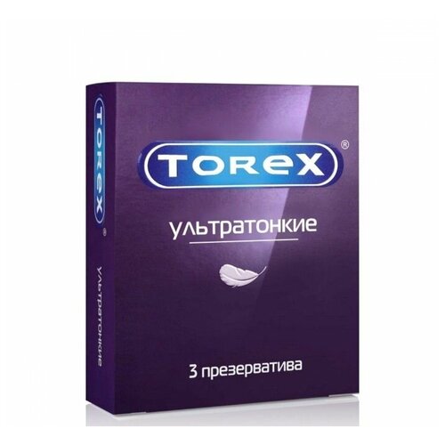 Презервативы «Torex» ультратонкие, 3 шт. презервативы torex party ультратонкие 3 шт